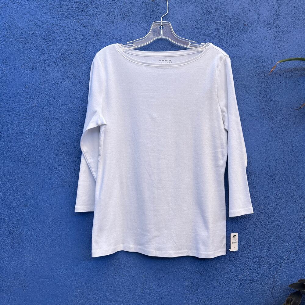 talbots white the talbots tee - NWT